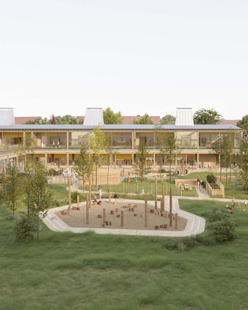 B2A 089 - Ecole maternelle b2a_chilly_mazarin_cam_cour-test