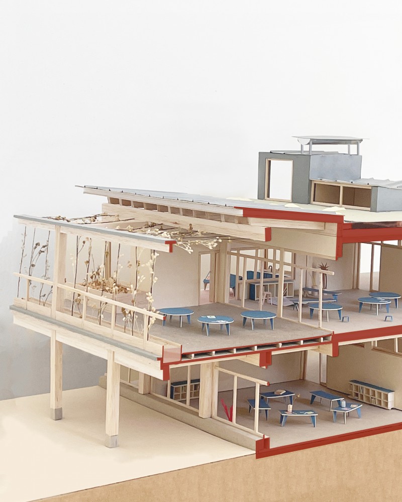 B2A 089 - Ecole maternelle facade-plantee3quartbis