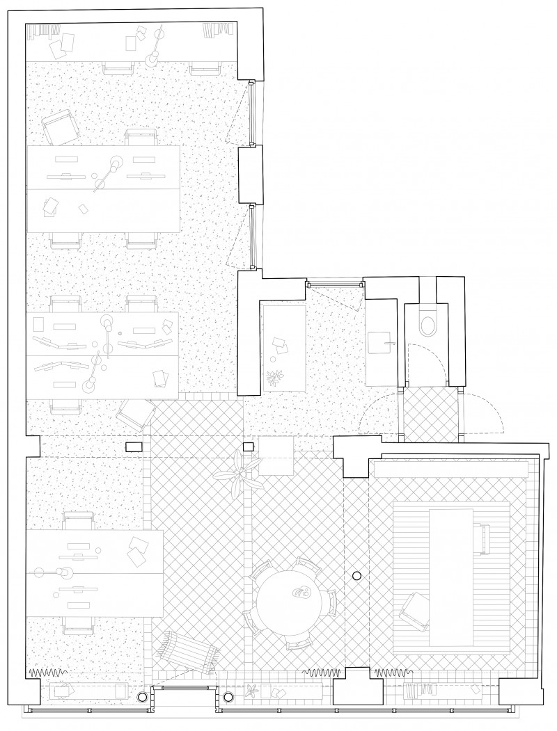 B2A 041 - Atelier plan_50-mobilier