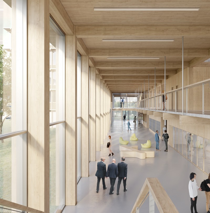 B2A 039 - UNIL b&acirc;timent pour les Sciences Humaines vue-hall-copie