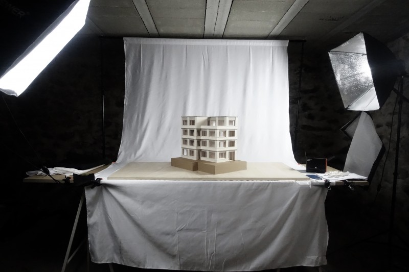 B2A 070 - 28 logements sociaux vue-du-studio-photo-avec-la-maquette