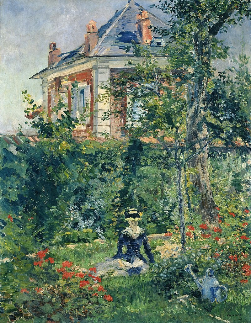B2A 065 - Pôle intergénérationnel edouard_manet_-_girl_in_the_garden_at_bellevue